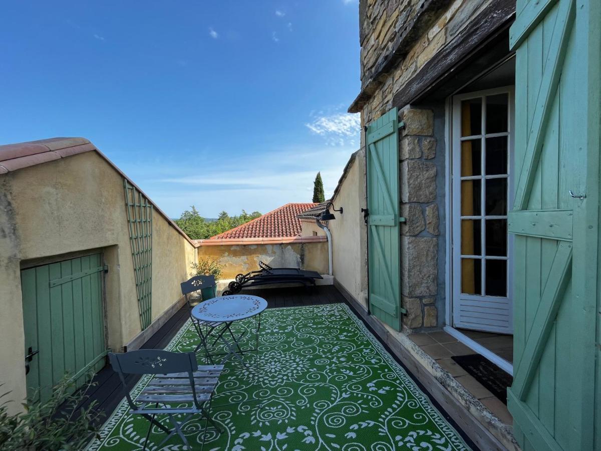 Villa Les Hauts Vallons Puylaroque Exterior foto